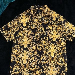 Short Sleeve Button Up Shirt - Forever 21 Men